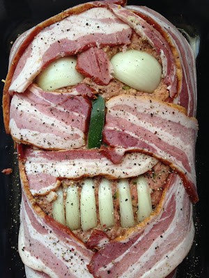 Meatloaf Skull meatloaf skull