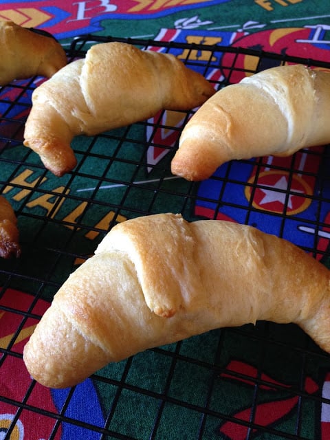 Onion and Chive Crescent Rolls onion and chive