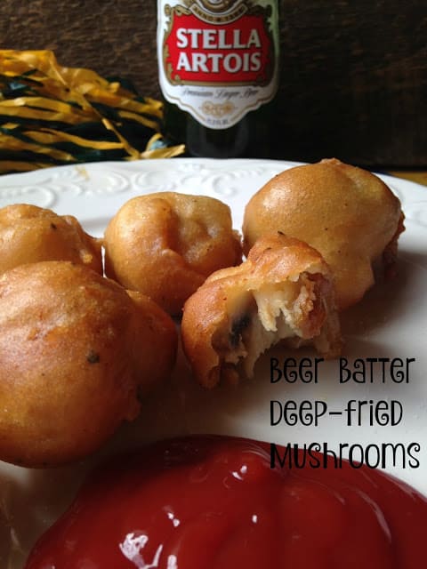 Beer Battered Deep Fried Mushrooms beer batter