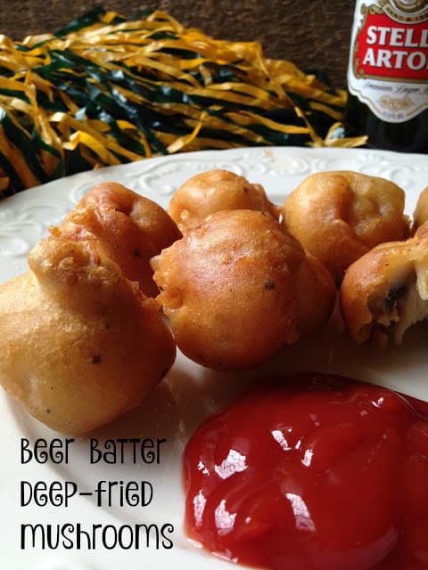 Beer Battered Deep-fried Mushrooms beer batter