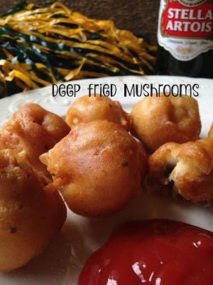 Beer Batter Deep Fried Mushrooms beer batter