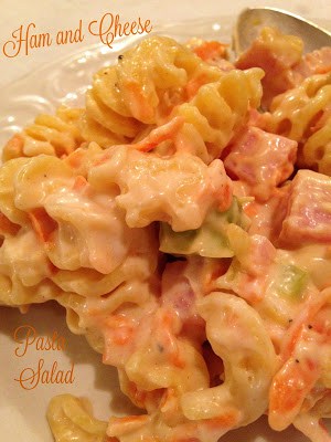 Ham and Cheese Pasta Salad pasta salad