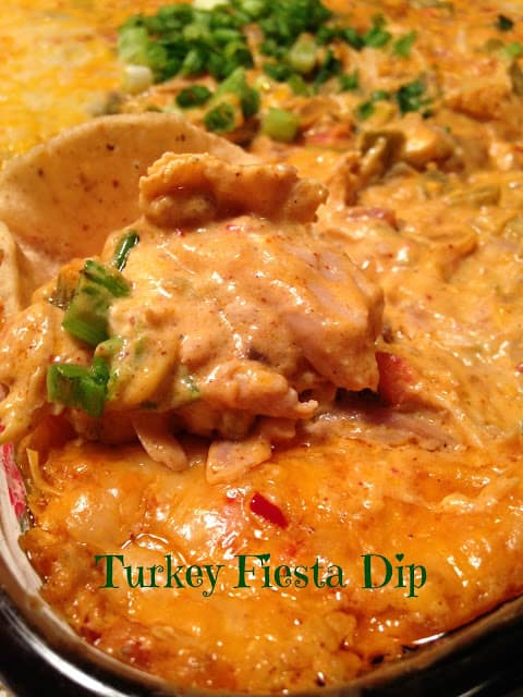 Warm Turkey Fiesta Dip warm turkey