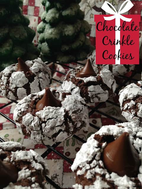 Chocolate Crinkle Cookies chocolate crinkle