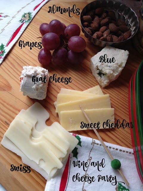 Holiday Wine and Cheese Party holiday wine