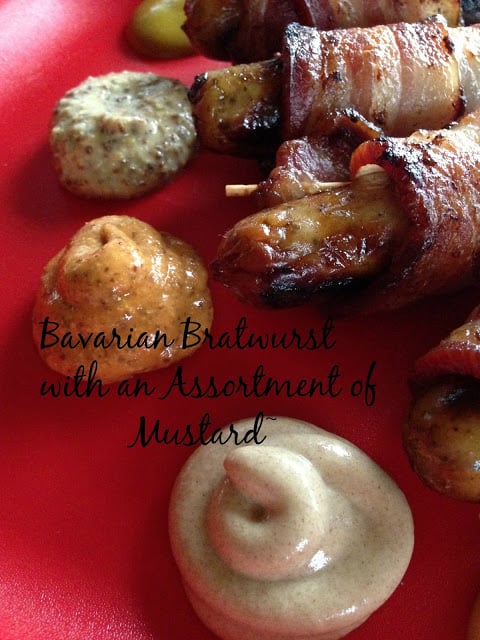 Bavarian Bratwurst Wrapped in Bacon bavarian bratwurst