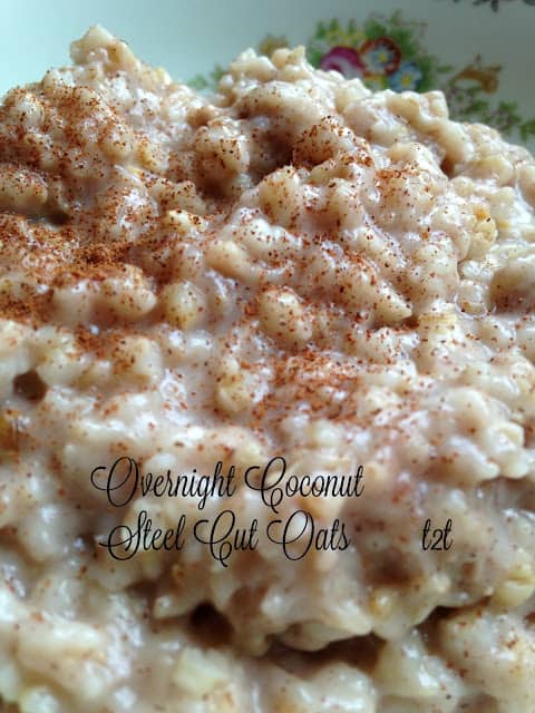 Coconut Steel Cut Oats coconut steel
