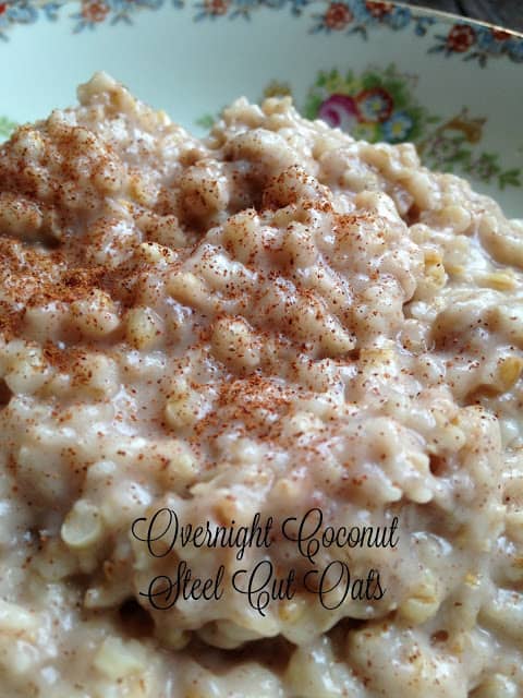 Coconut Steel Cut Oats coconut steel