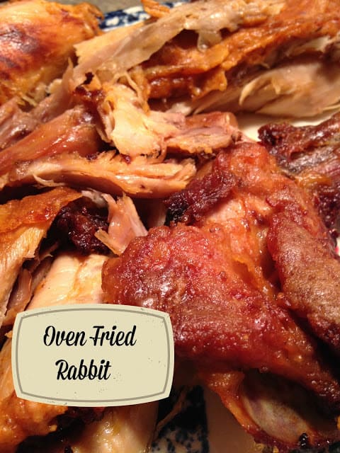 Oven Fried Rabbit