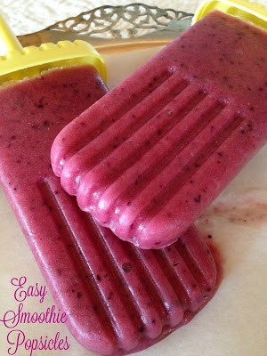 Easy Smoothie Popsicles easy smoothie popsicles