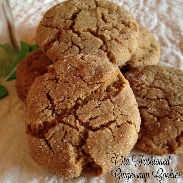 Gingersnap Cookies old fashioned gingersnap