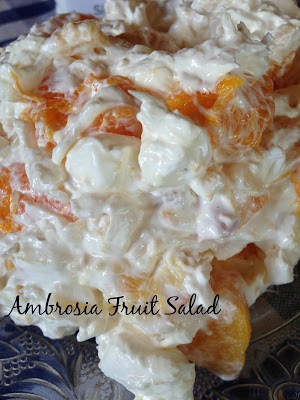 Ambrosia Fruit Salad ambrosia