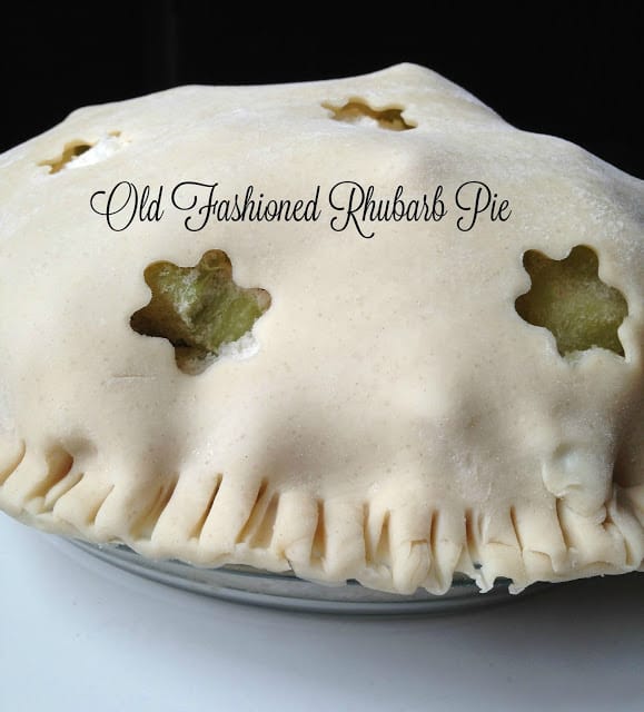 Old Fashioned Rhubarb Pie