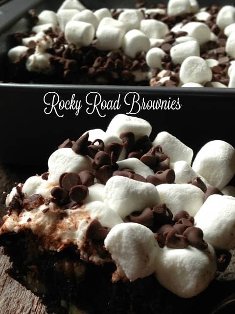 Rocky Road Brownies rocky road