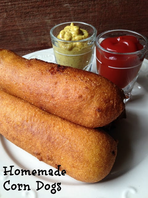 homemade corn dogs