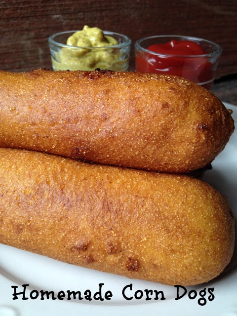 homemade corn dogs