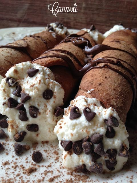 chocolate cannoli 