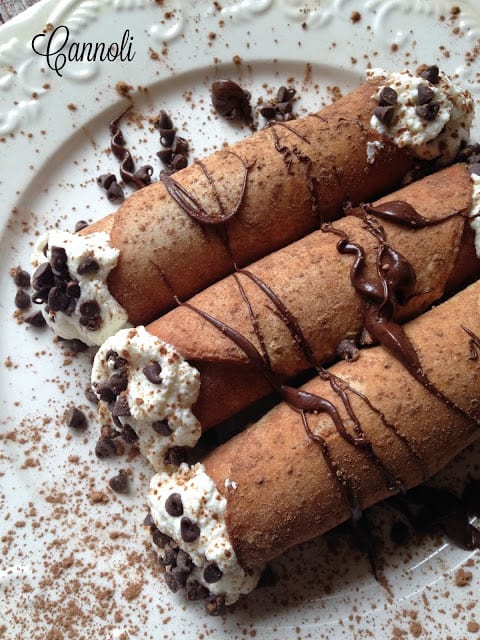 chocolate cannoli 