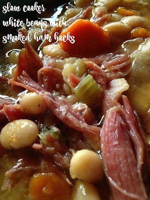 White Beans With Smoked Ham Hocks