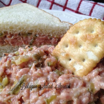 Pickled Bologna bologna sandwich spread