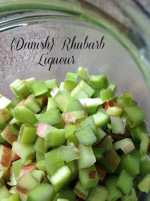 Danish Rhubarb Liqueur danish rhubarb