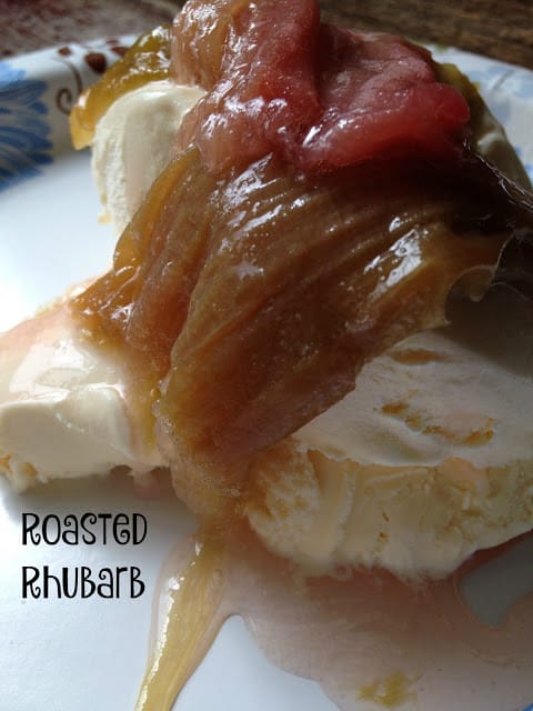 Easy Roasted Rhubarb