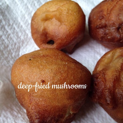 Deep Fried Mushrooms deep-fried