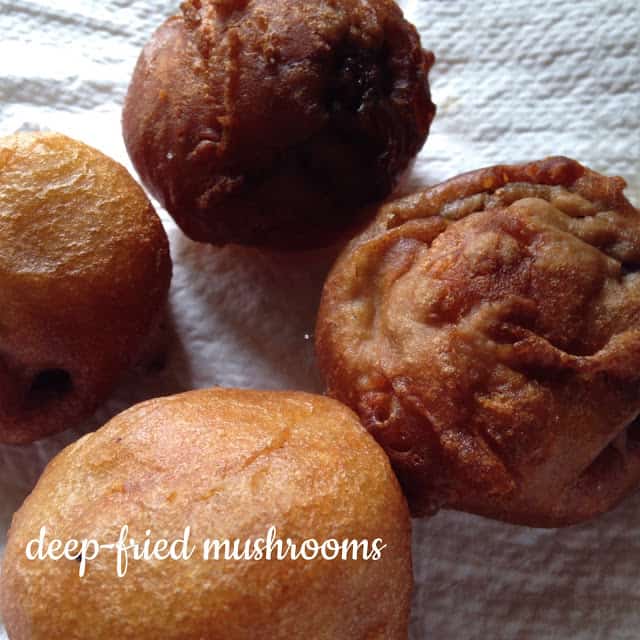 Deep-fried Mushrooms deep-fried