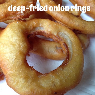 Buttermilk Deep Fried Onion Rings buttermilk