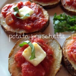 potato bruschetta