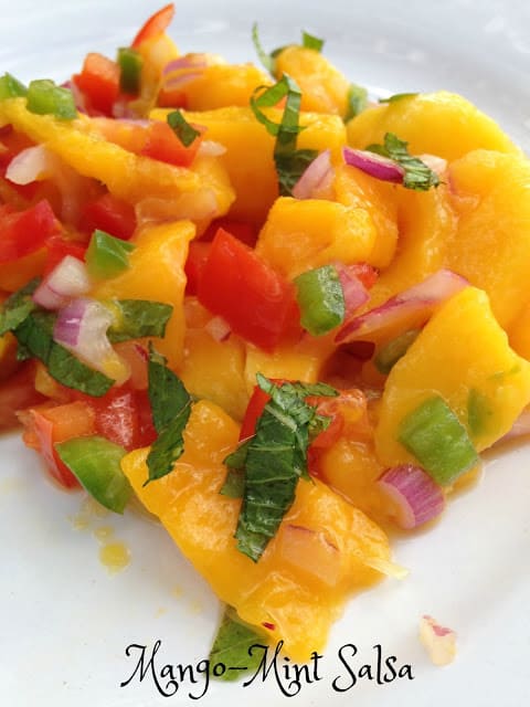 Mango Mint Salsa mango