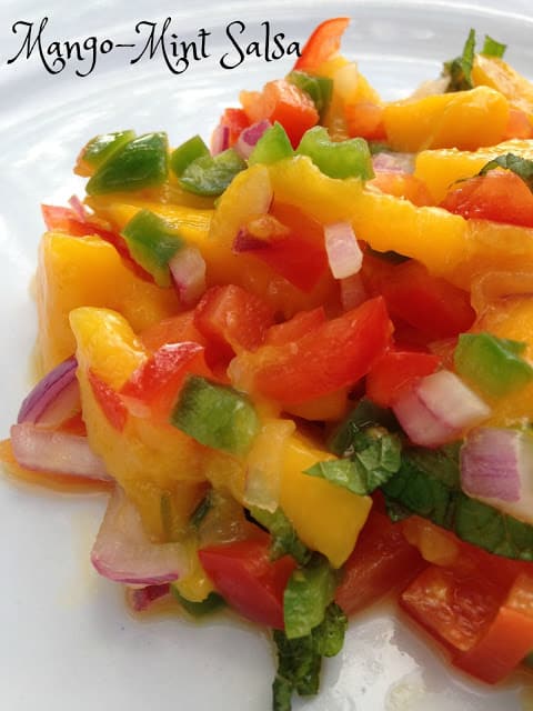 Mango Mint Salsa mango