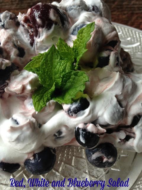 Red, White and Blueberry Salad