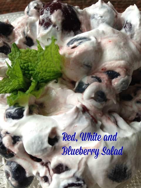 Red, White and Blueberry Salad olympics
