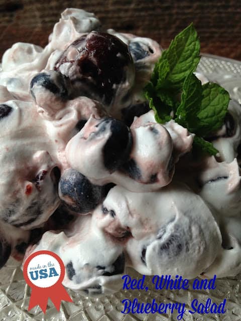 Red, White and Blueberry Salad