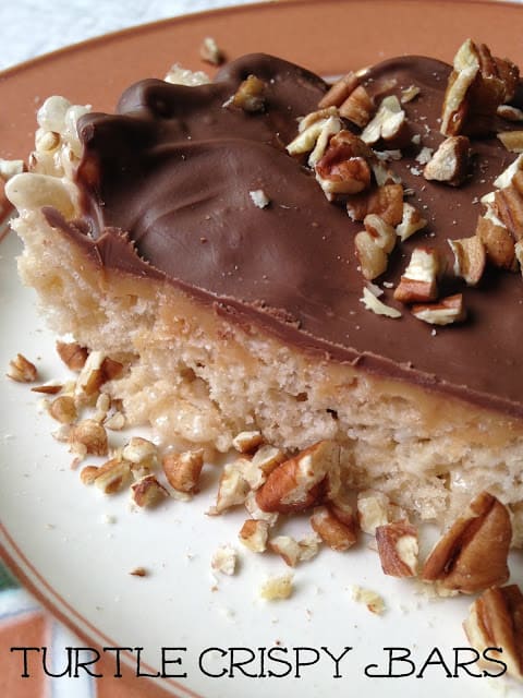 Turtle Crispy Bars