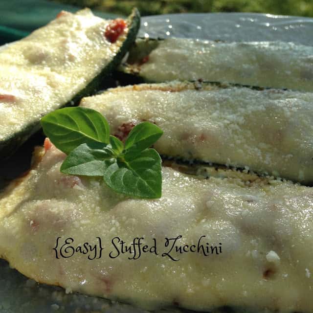 Easy Stuffed Zucchini easy stuffed