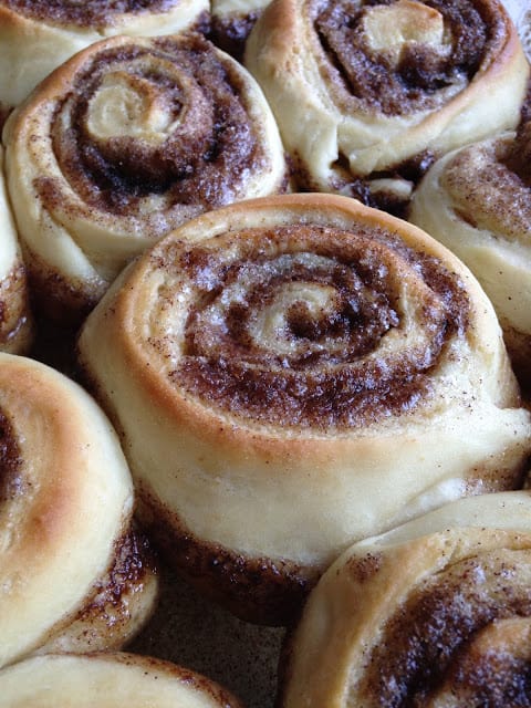 Maple Syrup Cinnamon Rolls
