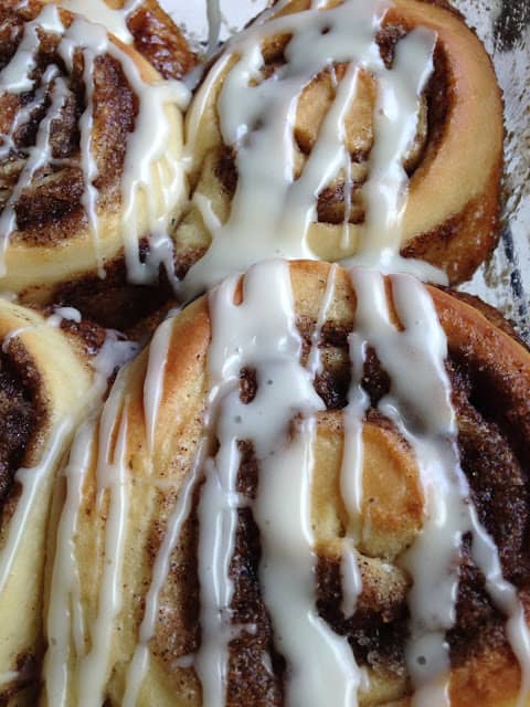 Maple Syrup Cinnamon Rolls