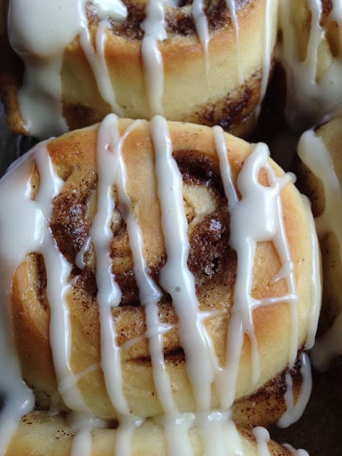 Maple Syrup Cinnamon Rolls