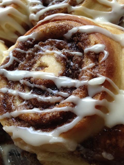Maple Syrup Cinnamon Rolls maple