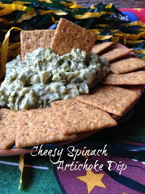 Cheesy Spinach Artichoke Dip