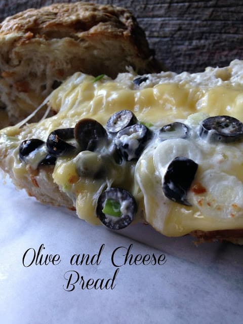 Olive Cheese Bread olive