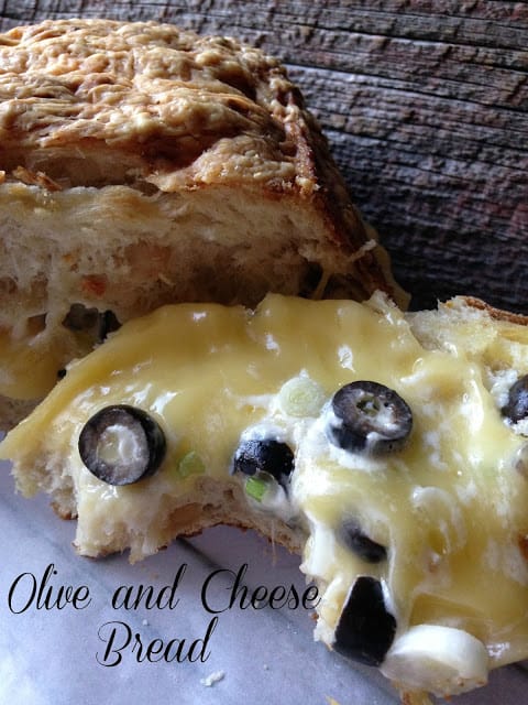 Olive Cheese Bread olive