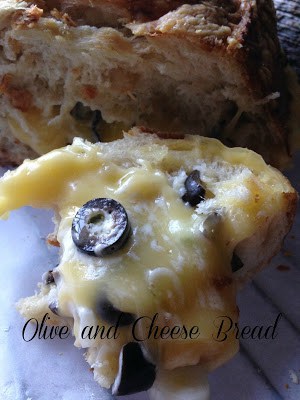 Olive Cheese Bread olive