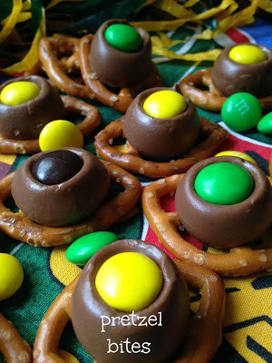 Green Bay Packer Pretzel Bites green bay packer