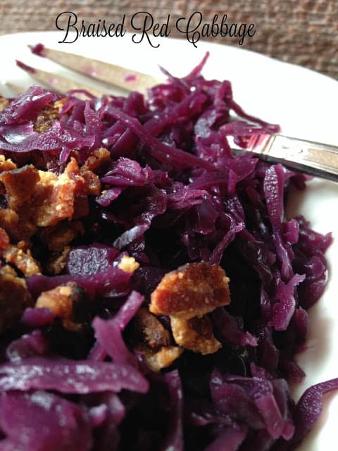 Braised Red Cabbage braised red