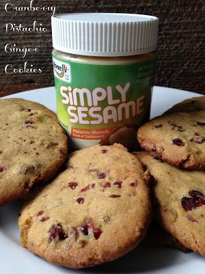 Pistachio Cranberry Ginger Cookies pistachio cranberry