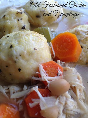 Old Fashioned Chicken and Dumplings old fashioned chicken