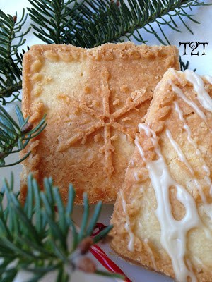 Maple Shortbread with Maple Glaze